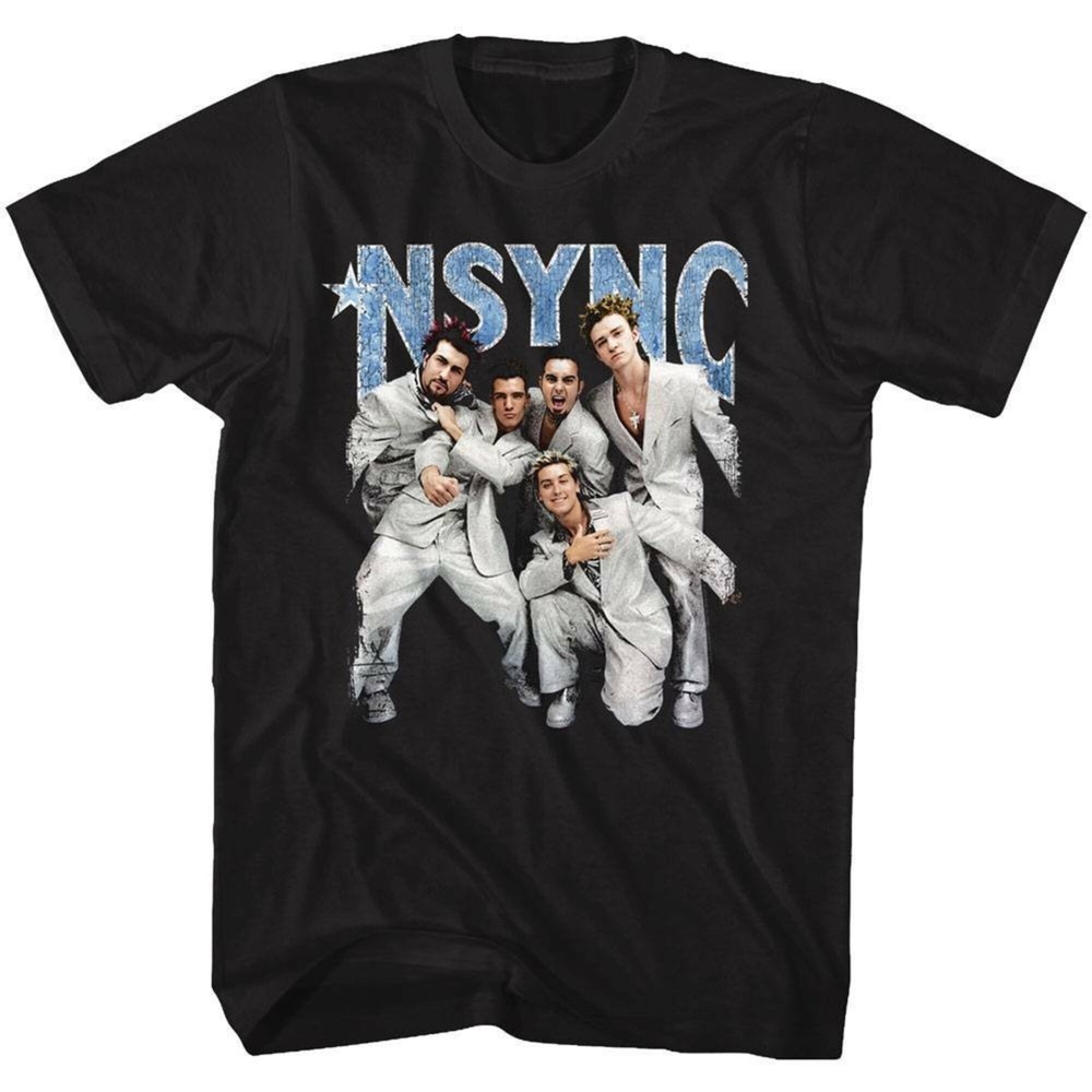 Nsync Strike A Pose Adult Tshirt Music Shirt